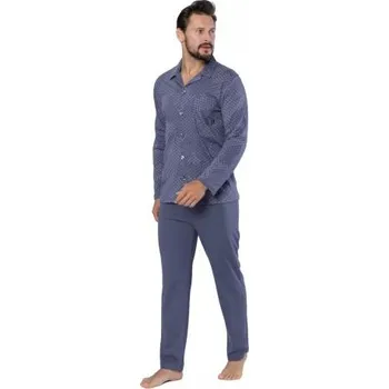 Pánské pyžamo Blazej 1682 HOTBERG šedá XL