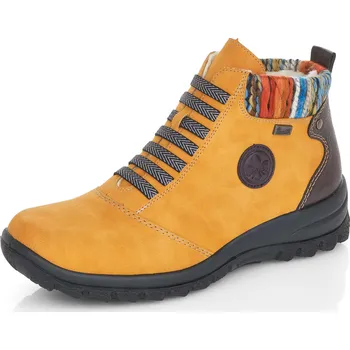 Dámské kozačky Dámská kotníková obuv RIEKER L7174-68 žlutá W2 42