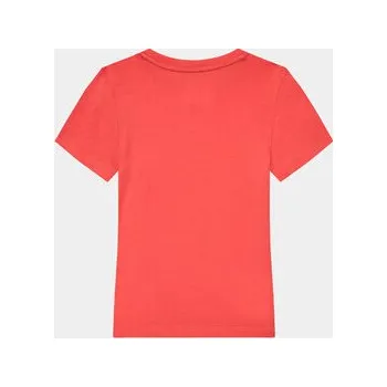 Pánské tričko Puma T-Shirt Ess Logo 587029 Červená Regular Fit 164