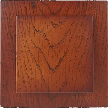 vypínač ELITE - Jednopólový vypínač č.1 střední dřevo - třešeň (SE01/0-D2)