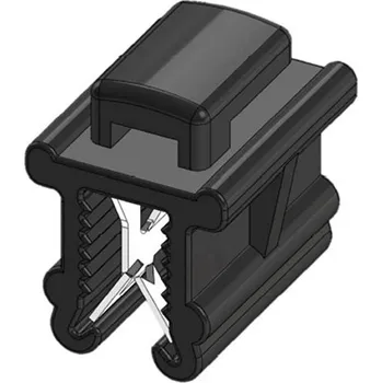 Stahovací páska WKK 50096, stahovací pásky, 4.80 mm, 200 mm, černá, svazkování kabelů napříč vůči montáži, žárově stabilizované , odolná vůči povětrnostním vlivům, 1 ks