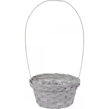 Květináč Dušičkový koš XJ7002 GREY - SLEVA 3% s kodem radost25