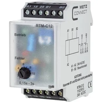 Relé Metz Connect RTM-C12 11027613 časové relé, 250 V/AC, 250 V/DC, 8 A, 1 ks