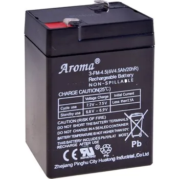 Dětské vozidlo Gelová nabíjecí baterie 6 V - 4,5 Ah