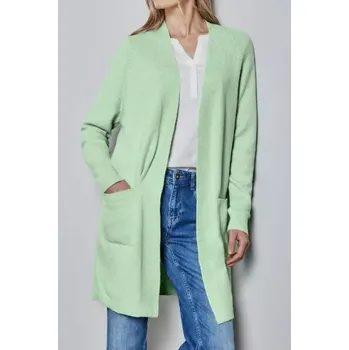 Dámský svetr Street One zelený cardigan (Dámský dlouhý svetr značky Street One)