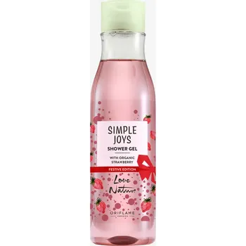 Koupelová kosmetika Sprchový gel s bio jahodami Simple Joys Love Nature, 250ml