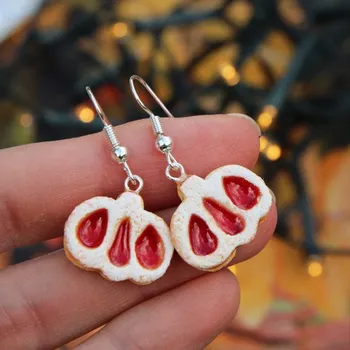 Náušnice CircusMind Náušnice fimo linecké dýně Halloween