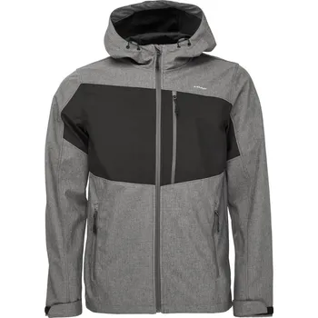 Pánská softshellová bunda Loap Ladan gry-blk XL