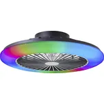 Brilliant G60020/06 Salerno LED stropní světlo s ventilátorem LED modul 40 W černá