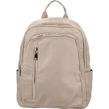 Trendy dámský textilní batoh Katina, světle béžový