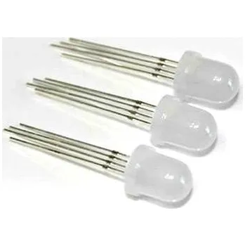 Dioda Thomsen LED-5-RGB-SK RGB LED RGB kulatý 5 mm 20 mA 6 V