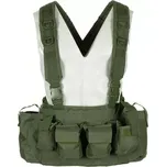 Vesta MFH Chest Rig 9 - olivová (Taktická vesta od německé firmy MFH má celkem 9 kapes vhodných nejen na zásobníky.)
