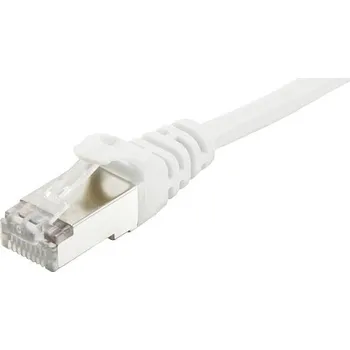 Datový kabel Equip 605518 RJ45 síťové kabely, propojovací kabely CAT 6 S/FTP 15.00 m bílá pozlacené kontakty 1 ks