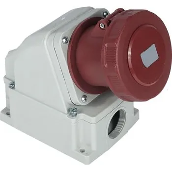 Elektrická zásuvka WALL SOCKET 63A 3P plus N plus E 6H 400VIP67