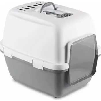 Toaleta pro kočku Zolux ZOLUX CATHY COMFORT WC s filtrem, barva šedá