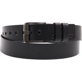 Opasek Pánský kožený opasek Black Hand 002-98 černý Velikost = obvod pasu (cm): 100 cm
