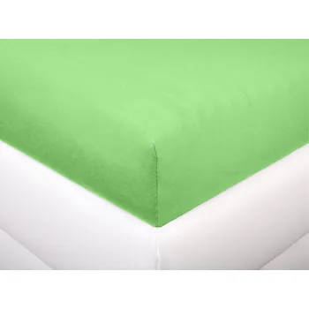 Prostěradlo Aaryans Jersey prostěradlo zelené Rozměry prostěradla: 180x200 cm