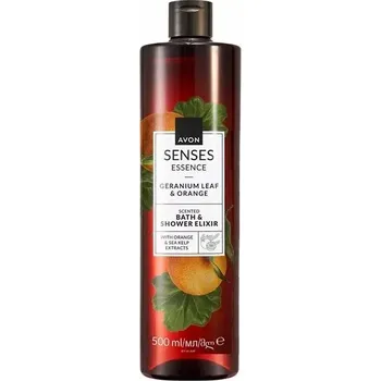 Koupelová kosmetika Elixír do koupele Essence s vůní pomeranče a listu pelargonie - 500ml