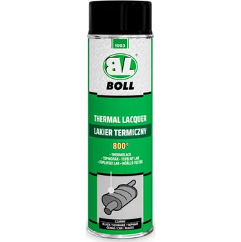 Barva ve spreji BOLL Vysokoteplotní barva na výfuky, žáruvzdorná barva ve spreji 650°C, 500ml černá, 001019