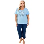 Dámské pyžamo REGINA 742 modrá 4XL 0