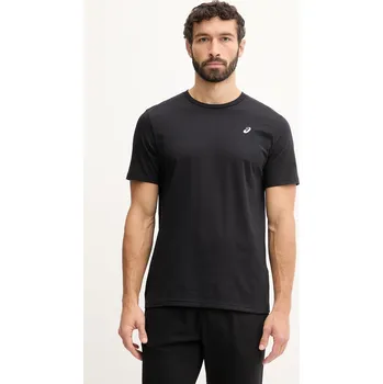 Pánské tričko Tréninkové tričko Asics SPIRAL EMBROIDERY 2031F458 černá 99X, vel. XL