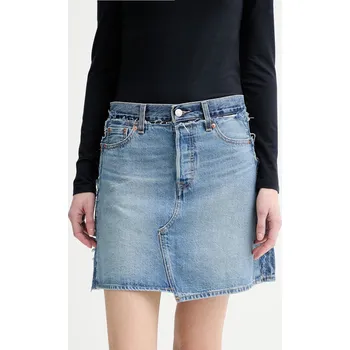 Dámská sukně Džínová sukně Levi's DECONSTRUCTED EDGE 005Q4 modrá 50J, vel. 27