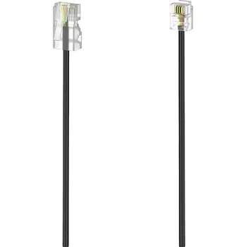Hama DSL kabel [1x RJ11 zástrčka 6p4c - 1x RJ45 zástrčka 8p4c] 3 m černá