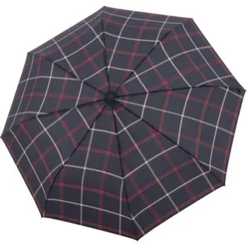 Deštník Doppler, Deštník automatický Carbonsteel Long, kostkovaný, tmavě modrý - Formadore