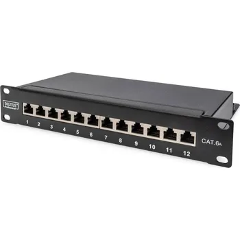 Switch Digitus DN-91612S-EA 12 portů síťový patch panel 254 mm (10) CAT 6A 1 U osazený