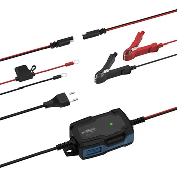 Nabíječka baterií Ansmann BC 6-12V / 1 A 1001-0142 nabíječka, dílenská nabíječka, nabíječka autobaterie, monitorování autobaterie, 6 V, 12 V, 1 A, 1 A