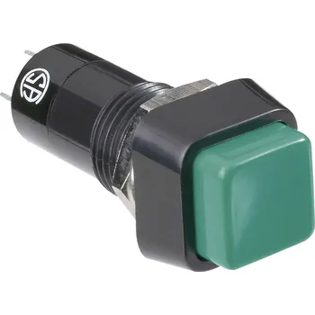 TRU COMPONENTS TC-R13-23A-05DGN, 1587866 tlačítko, 12.2 mm, 250 V/AC, 1.5 A, 1 ks