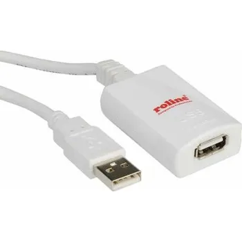 USB hub Prodlužovací kabel USB 12.04.1088-10, počet portů USB: 1 Port USB Roline