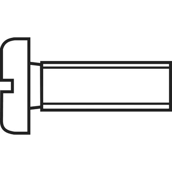 Šroub TOOLCRAFT 839938 šrouby s válcovou hlavou M2 20 mm příruba DIN 84 plast, polyamid 10 ks