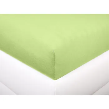 Prostěradlo Aaryans Jersey prostěradlo pastelově zelené Rozměry prostěradla: 140x200 cm