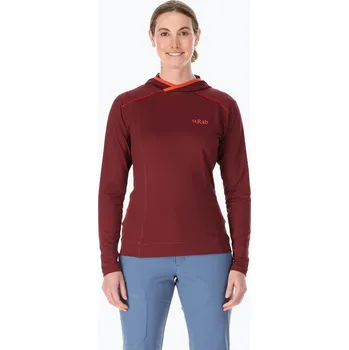 Dámské oblečení Dámská trekingová bunda Rab Force Hoody deep heather