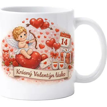 Hrnek s potiskem 330 ml valentín 2 CZ