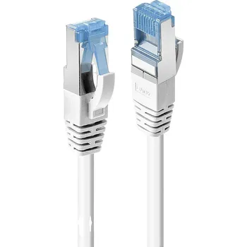 Datový kabel LINDY 47198 RJ45 síťové kabely, propojovací kabely CAT 6 S/FTP 10.00 m bílá 1 ks