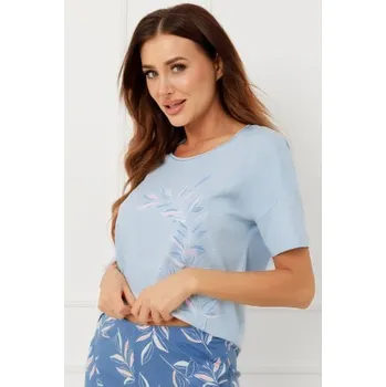 Dámské oblečení Dámské pyžamo Italian Fashion Erula Světlemodrá-tmavěmodrá M