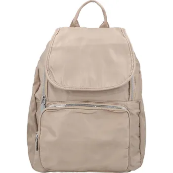 Trendy dámský textilní batoh Lauris, světle béžový