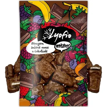 Cukrovinka Lyofio Lyofilizovaný kokos v mléčné čokoládě 200 g