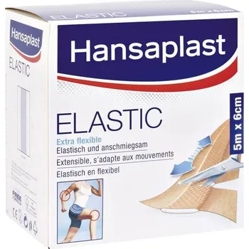 Náplast Hansaplast 1009242 Náplastě Hansaplast ELASTIC náplast (d x š) 5 m x 6 cm