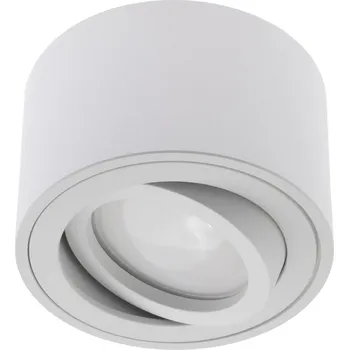 LED panel Podhledové bodové svítidlo přisazené halogenové Spot Tuba výklopné AMAT-S kulaté Bílá 50mm LUMILED