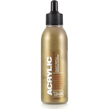 Barva ve spreji Montana Cans MontanaCans ACRYLIC Paint Refill 25ml Gold Matt