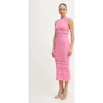 Dámské šaty Šaty Twinset 261AP3080 růžová 30X, vel. XS