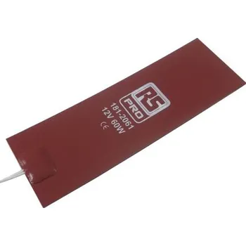 Topná rohož Silikonová topná rohož 60 W 2 x 6in 12 V