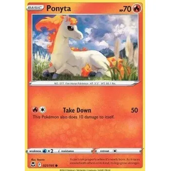 Sběratelská karetní hra Pokémon SIT 021/195 Ponyta - Silver Tempest Stav: Near Mint, Verze: REVERSE HOLO