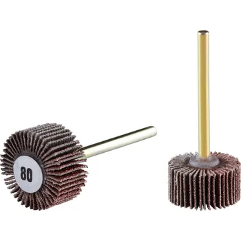 Rhodius 305108 Vějířová bruska RHODIUS FS MINI, 10 ks, vějířová bruska 20 x 10 x 3,0 mm, Korn 80, Topline, pro nerezovou ocel, ocel, dřevo 10 ks