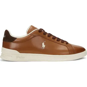 Pánská obuv Kožené tenisky Polo Ralph Lauren Hrt Crt Ii 809965073001.200 hnědá 88X, EUR 39