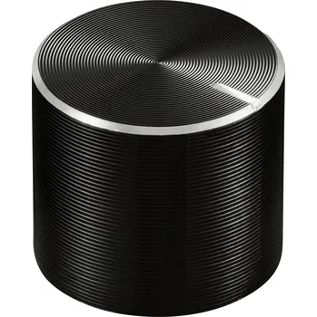 TRU COMPONENTS TC-11613864 otočný knoflík s označením černá (Ø x v) 15 mm x 13 mm hliník, plast 1 ks