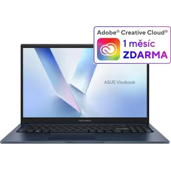 Notebook ASUS NTB Vivobook 15 (X1504VA-BQ4597W), Core 5 120U, 15.6" 1920 x 1080, 16GB, 1TB SSD, Intel Graphics, W11 Home, Blue